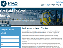 Tablet Screenshot of macelectricco.com